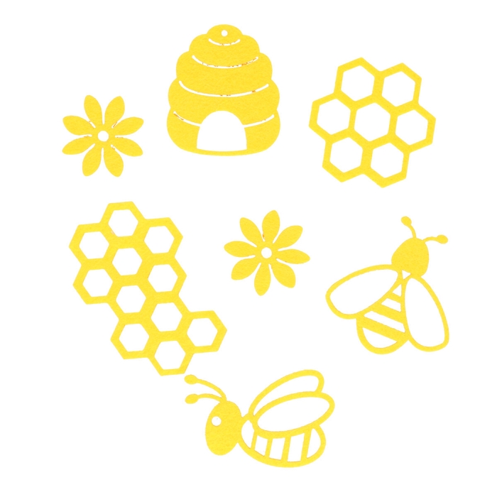 <h4>Decoration Bees felt 6.5-8cm x42</h4>