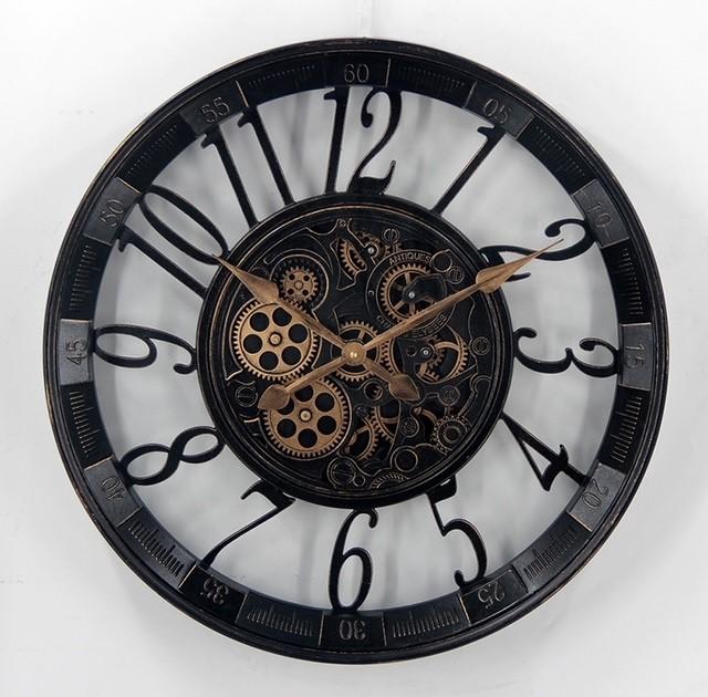 <h4>Clock Gear Ø55cm Vintage Black</h4>