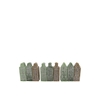 Amsterdam House Green Mix Candle 4x4x12cm