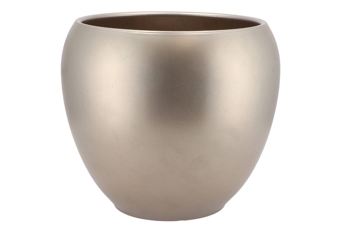 <h4>Vinci Champagne Flower Pot 27x24cm</h4>