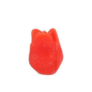 Candle Tulip Orange 7x8cm