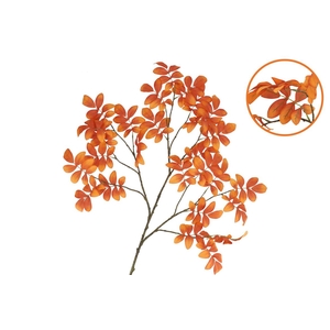 Silk Leaf Rowan Orange 125cm