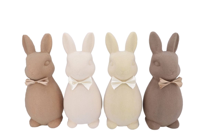 <h4>Easter Flock Natural Brown Bunny Xl Ass 26x30x63cm</h4>