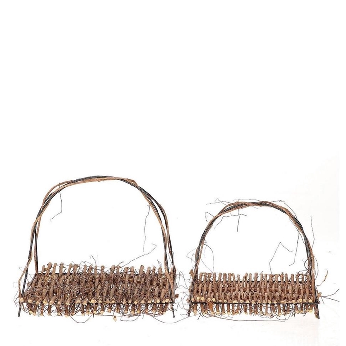 Manden sets Tray Mosire S/2 30*22*27cm