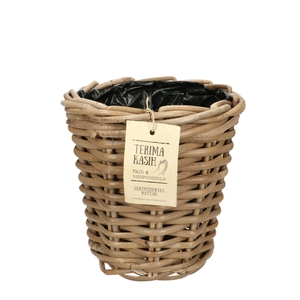 Baskets rattan Terima vase d20*24cm