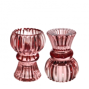 Homedeco Candle holder Duo d06*8cm