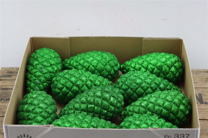 <h4>Deco Pinecone Green Laying Big</h4>