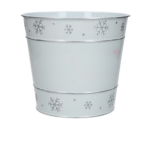 Zinc Snowflake d18*16cm