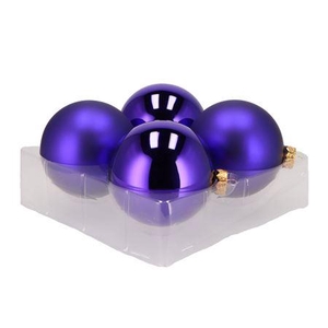 Glass Ball Purple Rain 100mm P/4 Nm