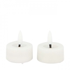 Candle LED tealights x2 incl.batt+timer