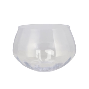 Glass Bowl Artis Optic Heavy H30xd35cm