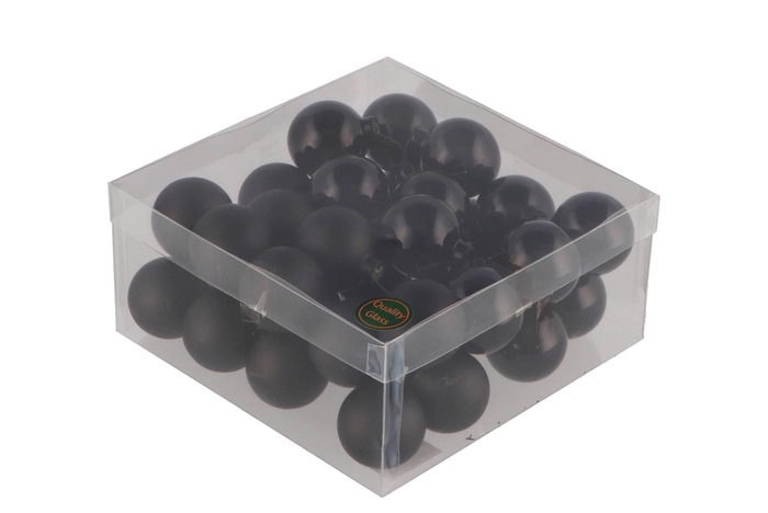 Glass Ball Combi Black 40mm P/36 Nm