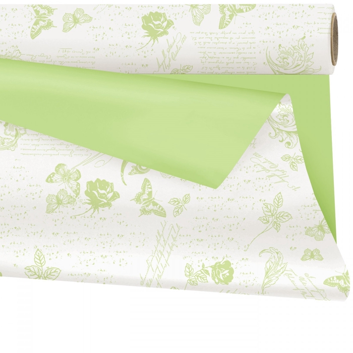 <h4>Cellophane Roll  80cm  25m Duo Mat Romance</h4>