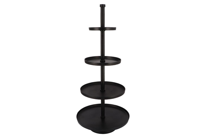 <h4>Storage Shelf Basic Black 56x56x125cm</h4>