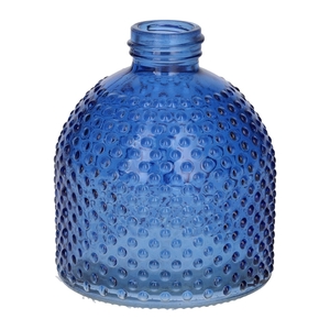 Bottle Caro14 d7.8xh9 cobalt blue transparent