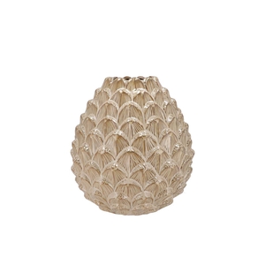 Mika Cozy Sand Vase Pinecone Edge 15x15cm