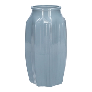 Vase Suko d8.5\\12xh22 light blue milky