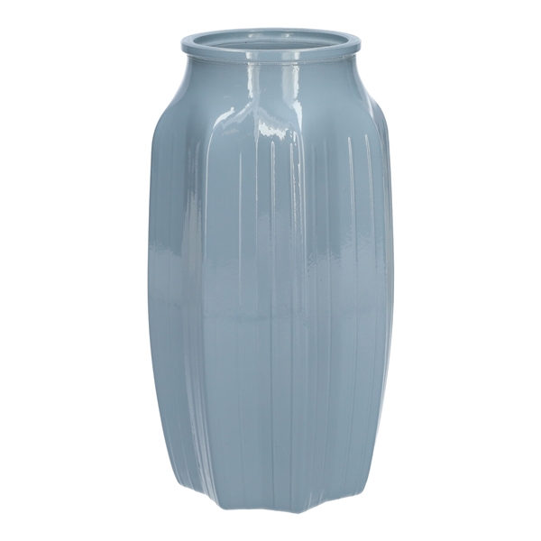 <h4>Vase Suko d8.5\\12xh22 light blue milky</h4>