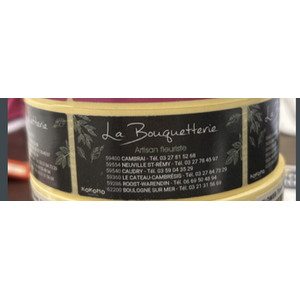 Étiquettes autocollantes par 1500 la bouquetterie