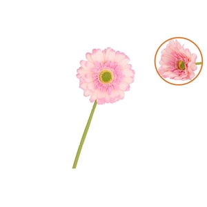 Silk Gerbera Light Pink 72cm