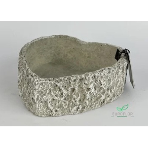 HEART CEMENT PLANTER  15*15*H5,5
