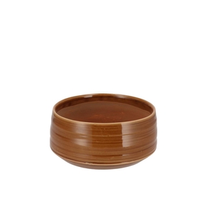 Micco Brown Pot Round 16x16x7cm