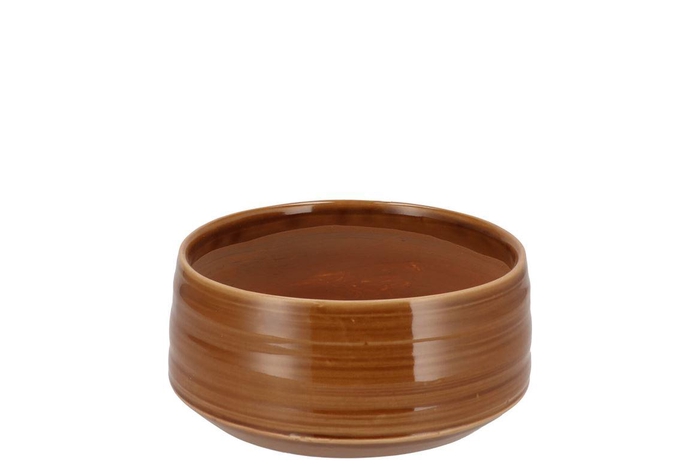 <h4>Micco Brown Pot Round 16x16x7cm</h4>