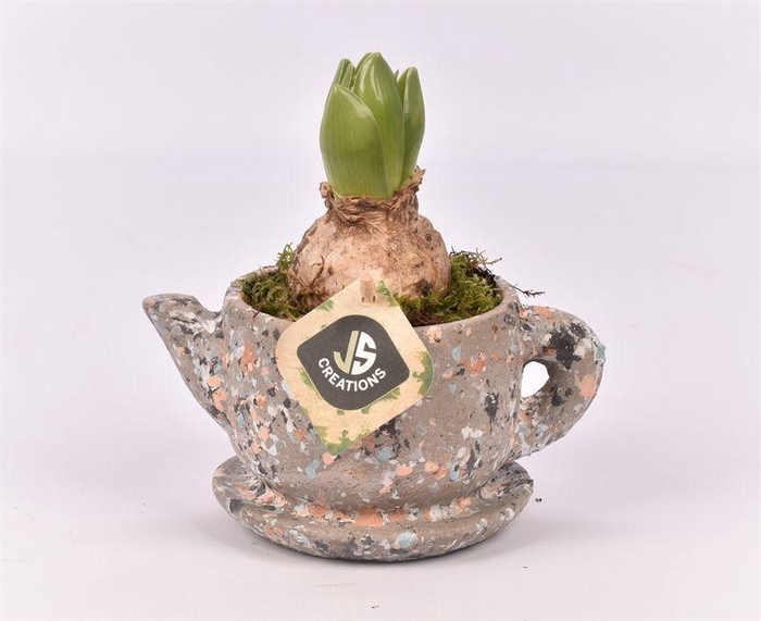 <h4>Cement theepot 16cm</h4>