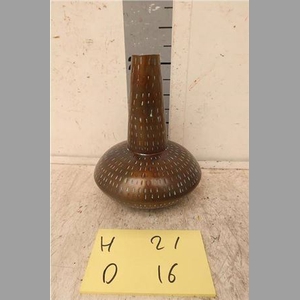 Hammereed Metal Vase Small H21 D16