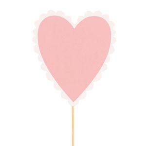 Love 10cm Heart Lacey 8cm
