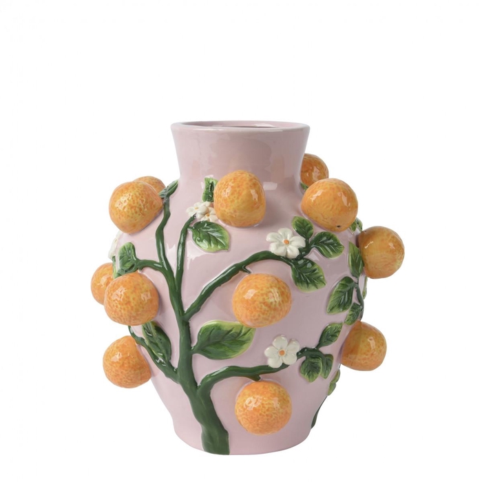 <h4>Vaas fruits orange d26*26cm</h4>