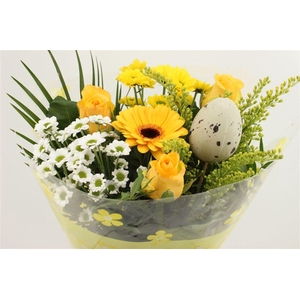 Boeket Roos Kl Geel Pasen