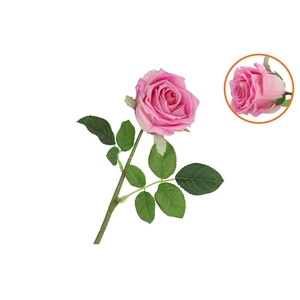 Silk Rose Real Touch Purple 43cm