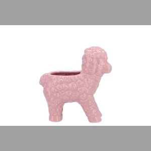 Easter Happy Pink Vase Sheep 14x8x18cm Nm