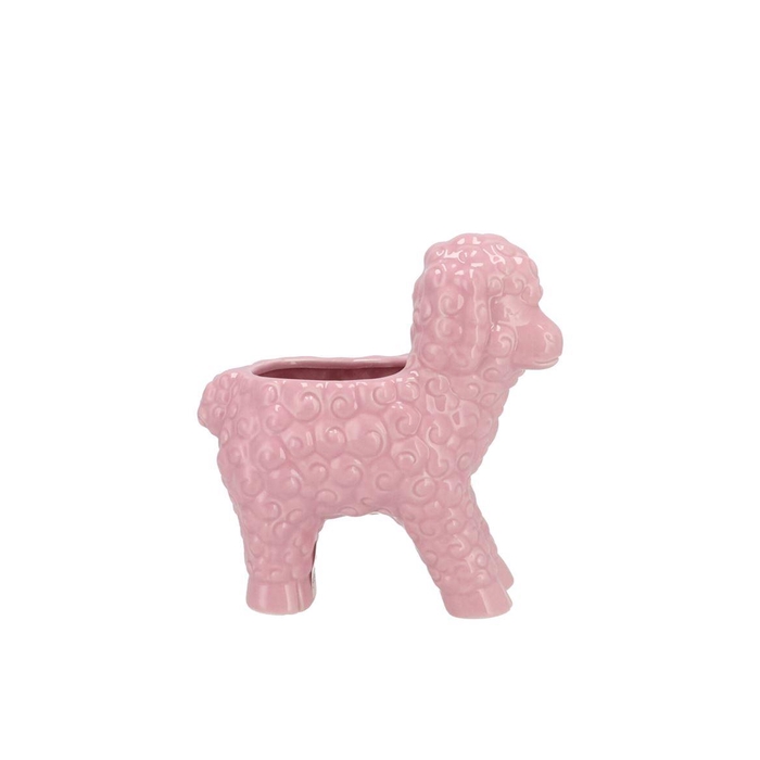 <h4>Easter Happy Pink Vase Sheep 14x8x18cm Nm</h4>