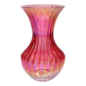 Vase Zelune d15/16xh25 pink+pearl