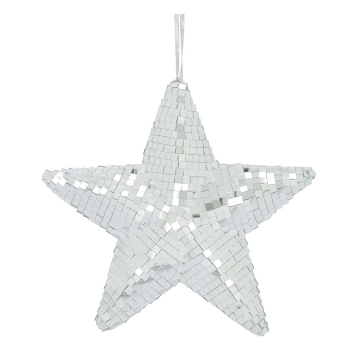 Kerst Hanger ster foam d28cm