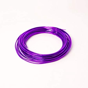 ALUMINIUM WIRE 2MM LILAC 60M 500GR