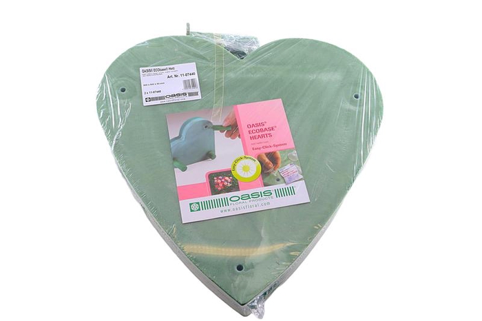 Oasis Ecobase Heart 50x50cm