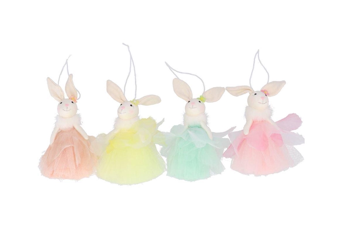 Easter Fun Hanger Pastel Bunny Ballet Ass 8x15cm