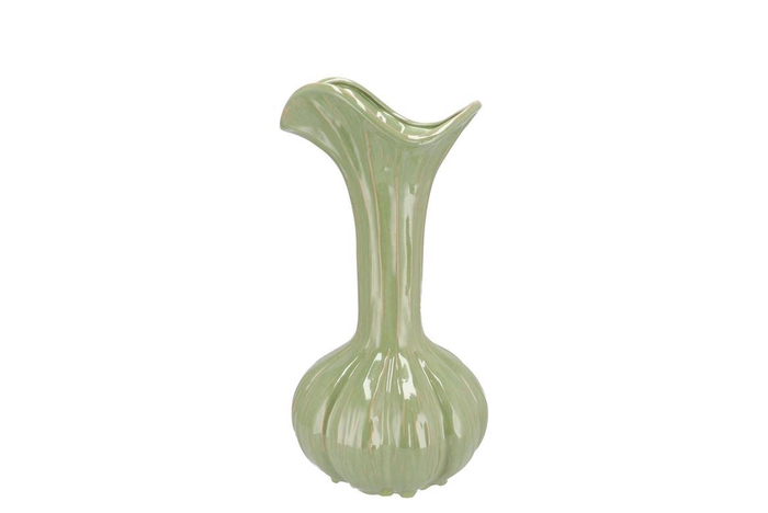 Mia Pistache Vase Garlic 16x16x33cm Nm