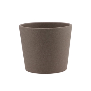 Ceramic Pot Brown 13cm