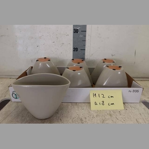 KERAMIEK OVAAL GREY D18XH12