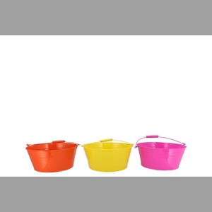 Zinc Dutch Orange Mix Basic Bowl Ass 22x10x18cm