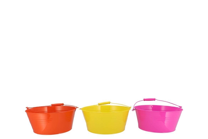 <h4>Zinc Dutch Orange Mix Basic Bowl Ass 22x10x18cm</h4>