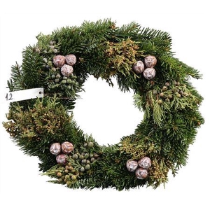 Krans Nordmann Exclusief Half Geb. 35cm