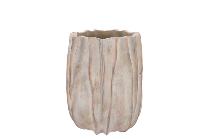 <h4>Alaska Structure Sand Vase 21x21x25cm</h4>