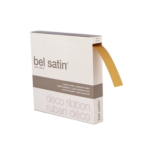 Ribbon Satin 51 Gold 100m X 25mm P/1 Nm