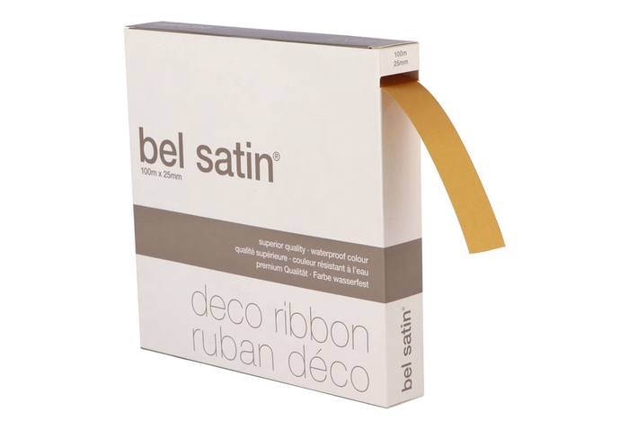 <h4>Ribbon Satin 51 Gold 100m X 25mm P/1 Nm</h4>