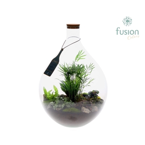Green Bottle met Arrangement